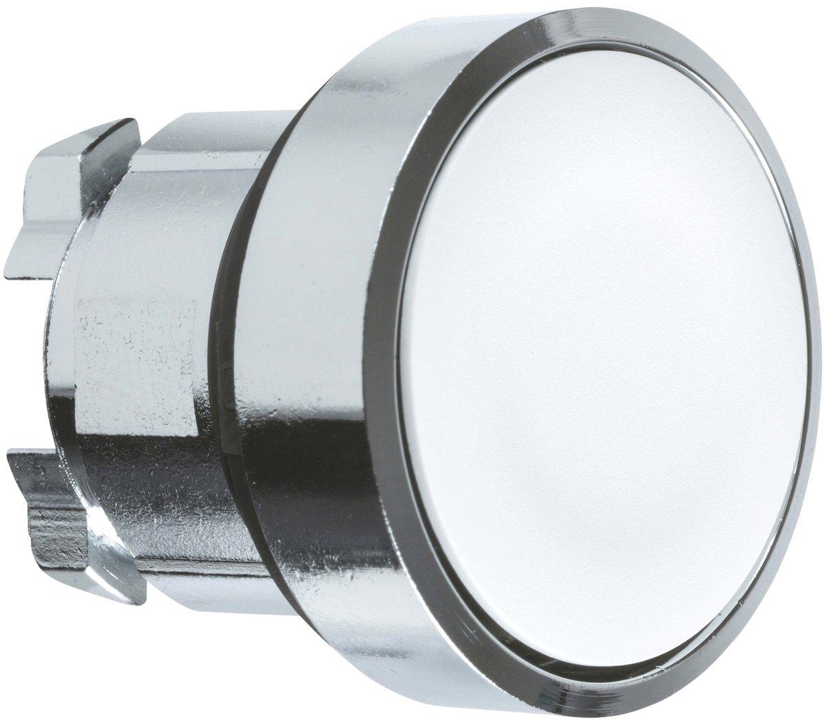 Drucktaster Frontelement Harmony XB4 Metall 22mm weiß unbeschriftet tastend