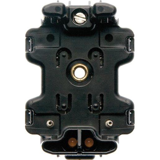 Serien-LED-Aggregat mit N-Klemme Modul Einsatz schwarz