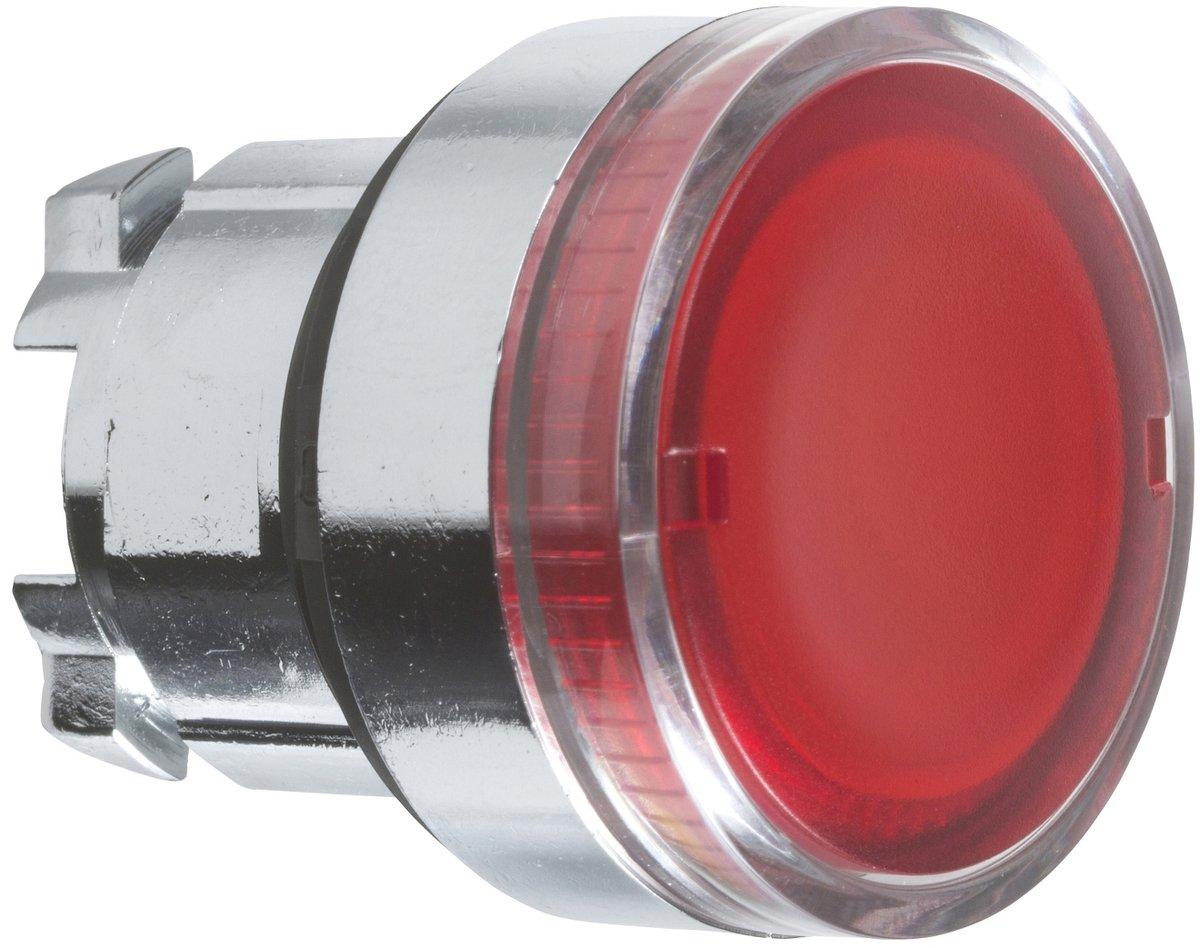 Leuchttaster flach rot für ba9s ZB4-BW34