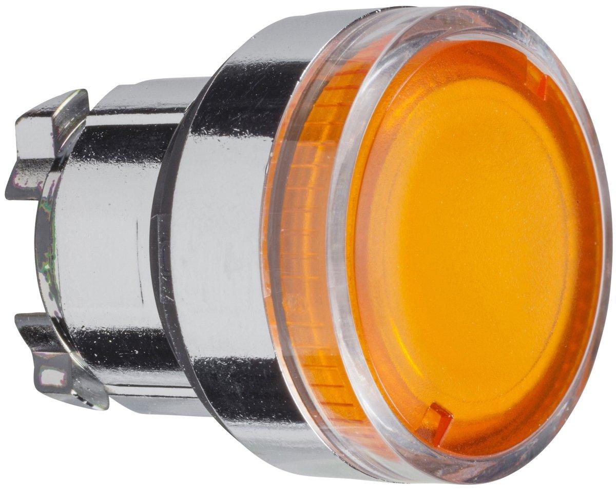 Leuchttaster flach gelb für ba9s ZB4-BW35