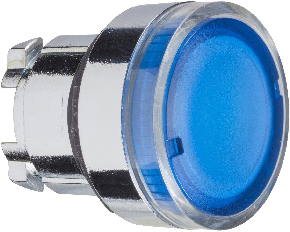 Leuchttaster flach blau für ba9s ZB4-BW36