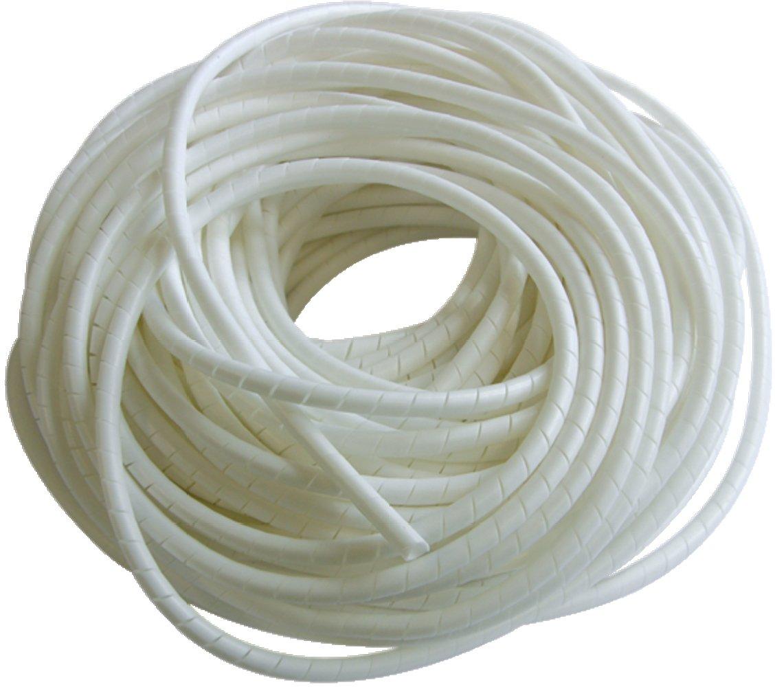 Spiralschlauch 4/30m lang - schwer entfl ammbar