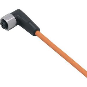 Kabeldose 5m PVC-Kabel M12 Steckverbindung gewinkelt