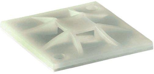 Klebe und Montagesockel Q-TIES 20 x 20 mm natur