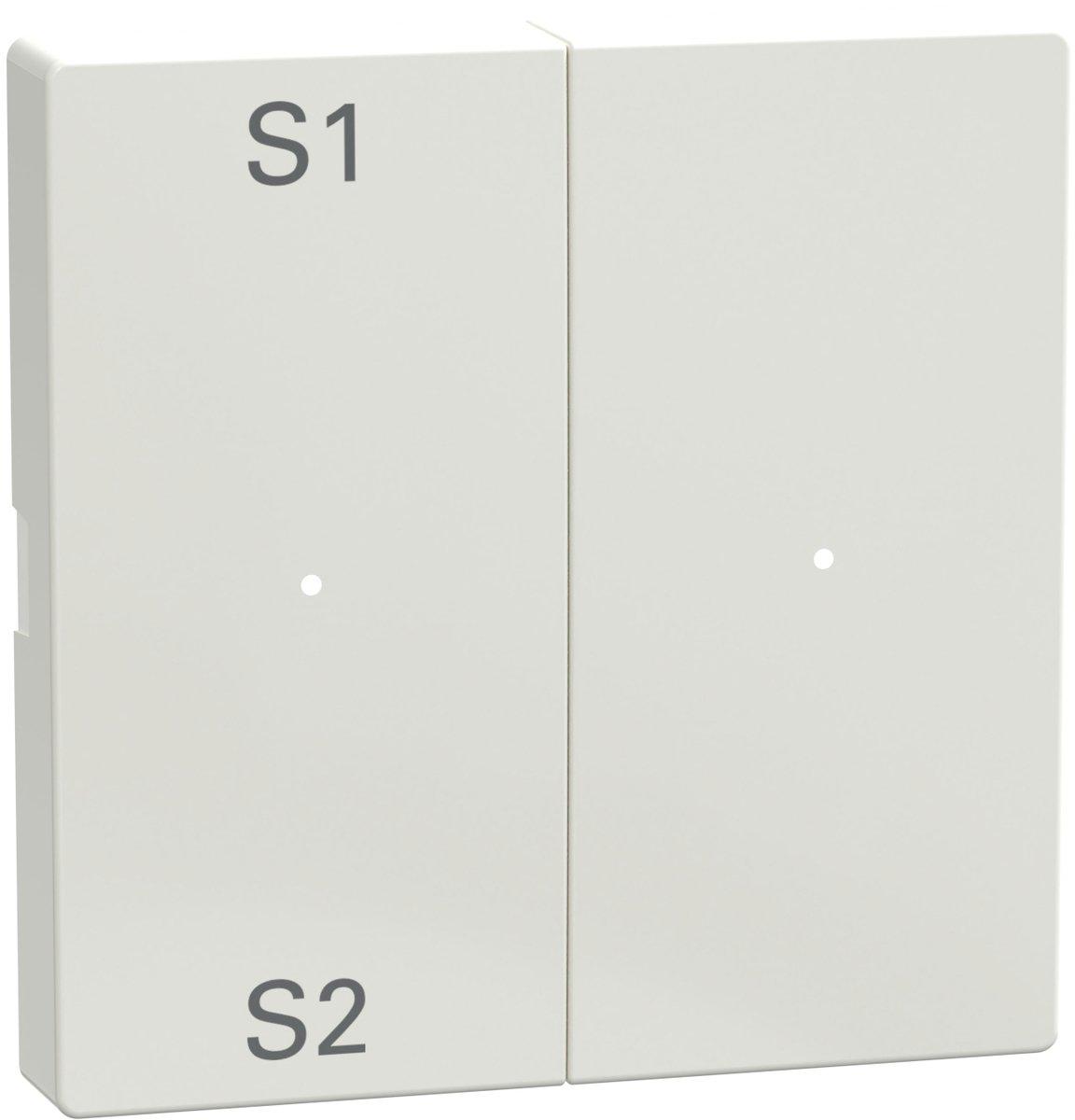 Wippen für Taster-Modul 2fach (Szene1/2 blank) polarweiß