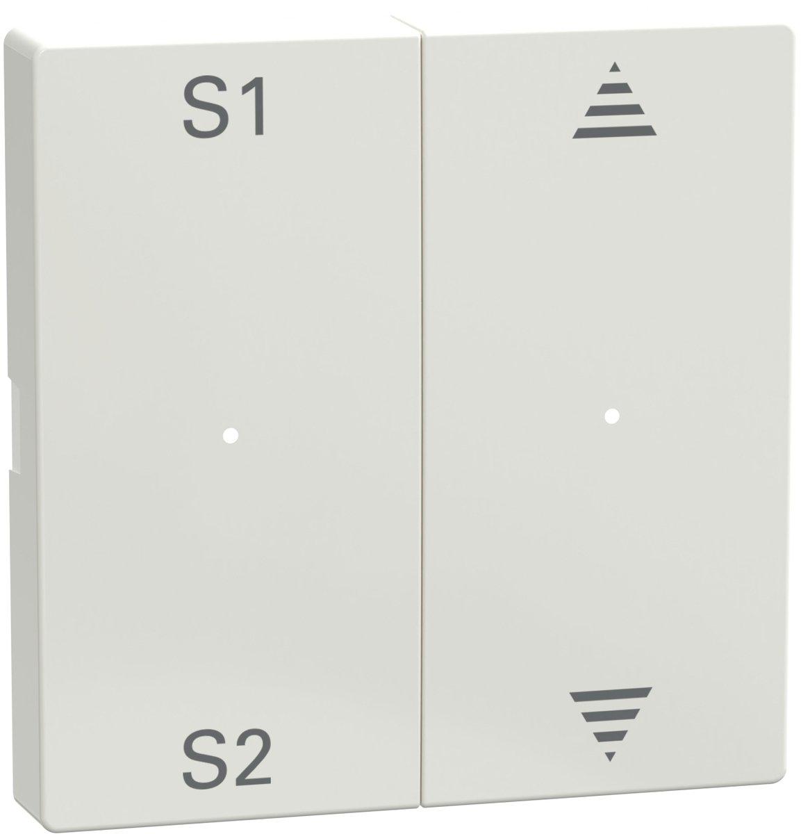 Wippen für Taster-Modul 2fach (Szene1/2 Auf/Ab) polarweiß