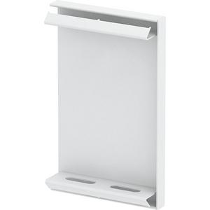 Endstück 70x110mm St reinweiß RAL 9010