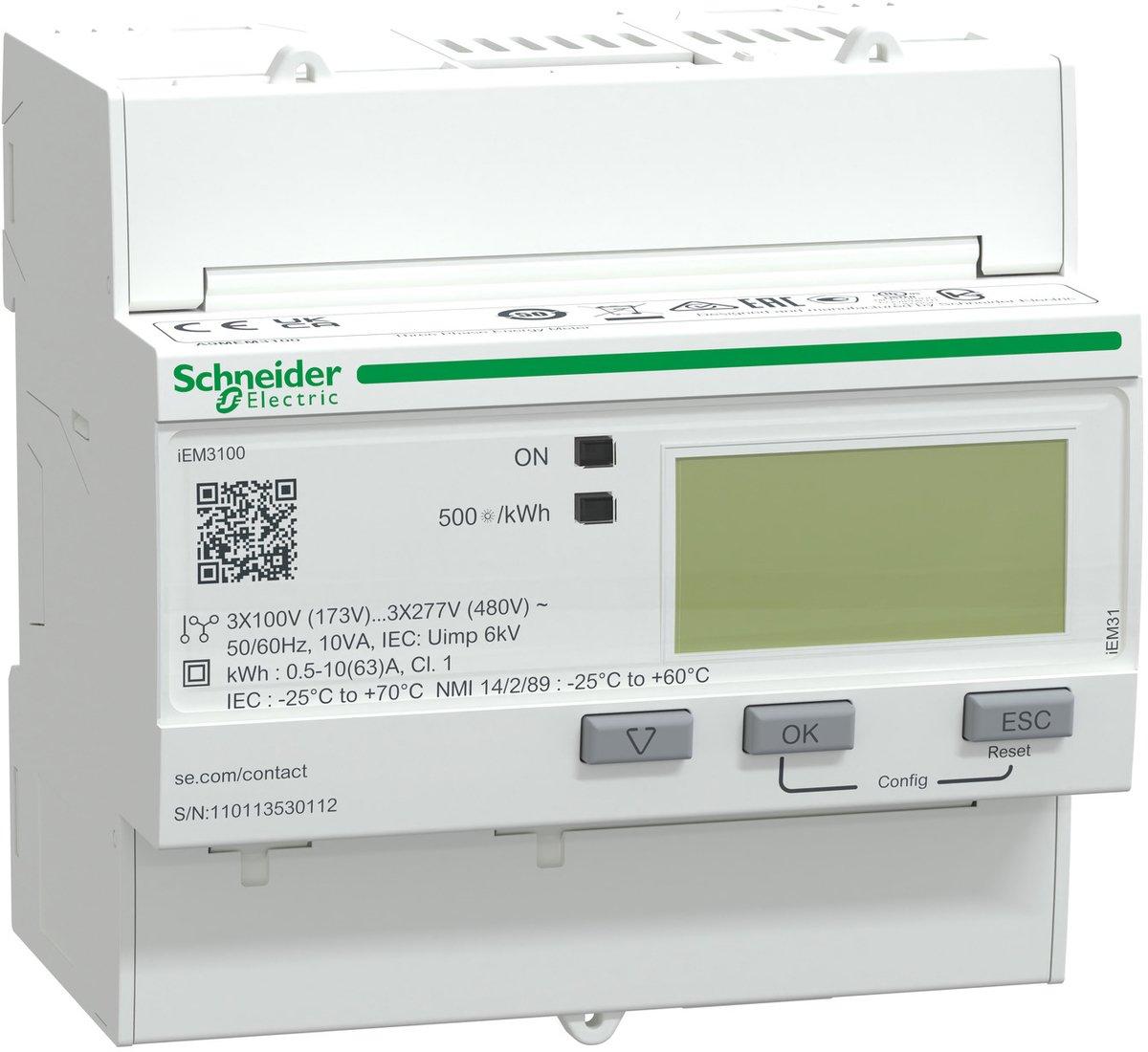 Energiezähler PowerLogic 3-phasig 63A iEM3100