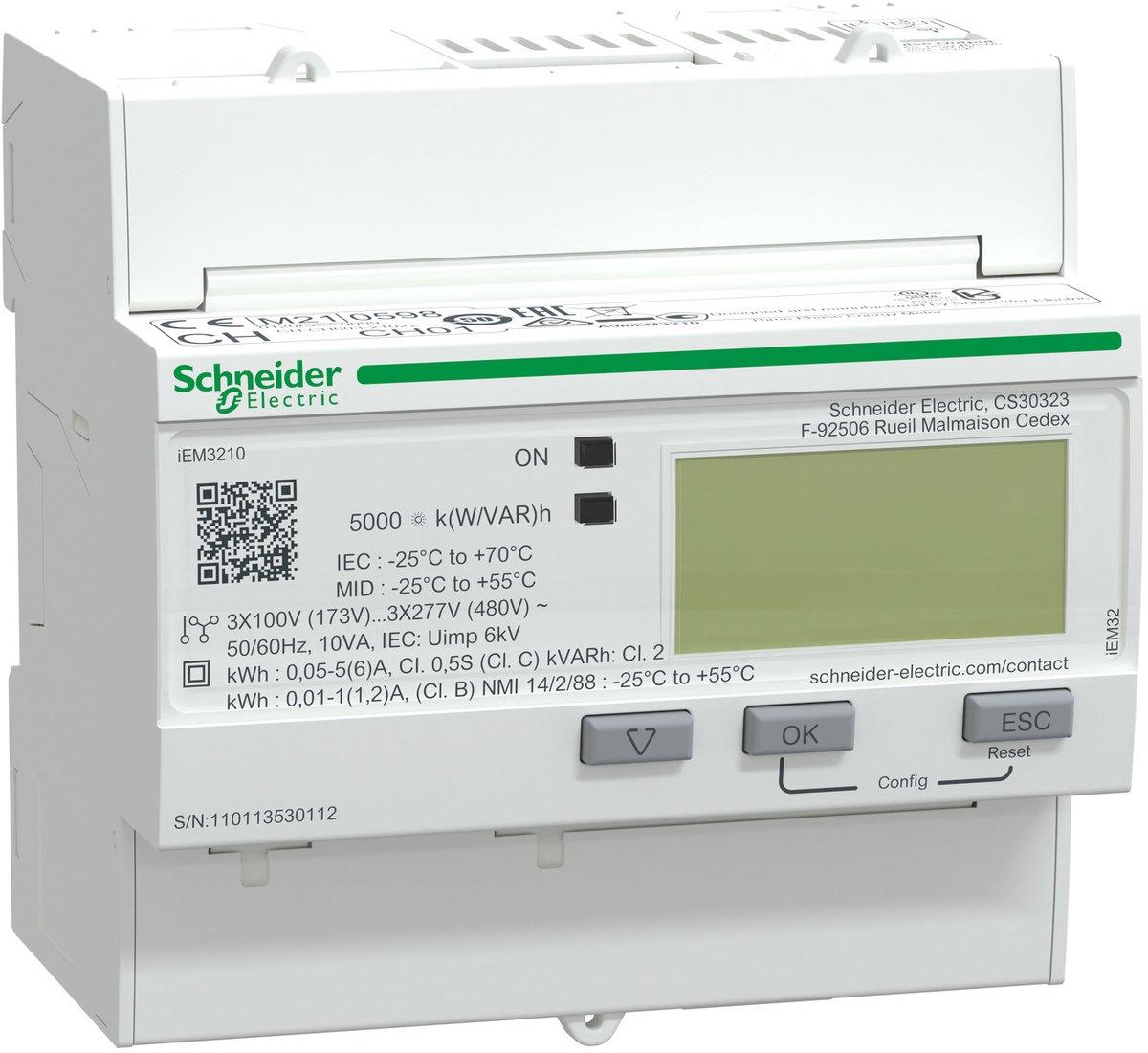 Energiezähler PowerLogic 3-phasig 5A iEM3210