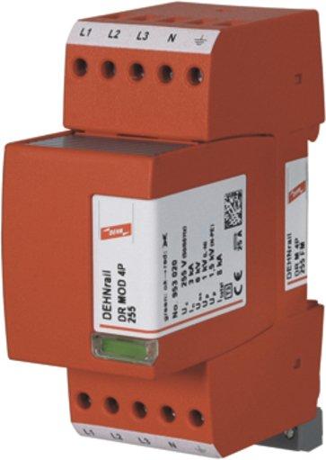 DEHNrail DR M 4P 255 modular vierpoliger teilbarer ÜS-Ableiter