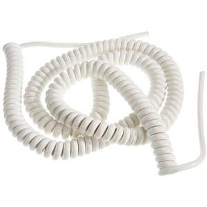 Spiralleitung H05VV-F 3G 1,5 mm² 1 m Arbeitslänge 4 m weiß