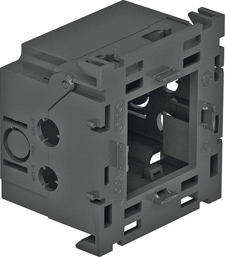 Geräteeinbaudose 1-fach für Modul 45 71x76x51 PA grau