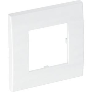 Abdeckrahmen Modul 45 1fach 84x84mm PC reinweiß