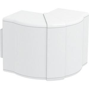 Außeneck variabel 70x110mm PC/ABS cremeweiß