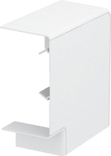 Flachwinkel Haubenformteil 70x130mm PC/ABS reinweiß