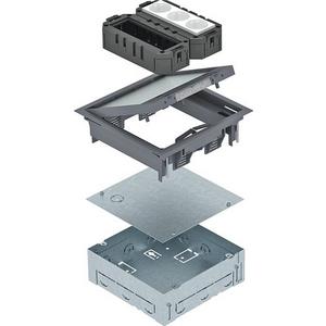 Geräteeinsatz mit Einbaugehäuse PA graphitschwarz