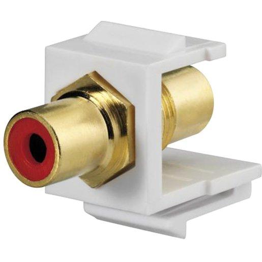 Cinch Keystone Modul rote Buchse rws