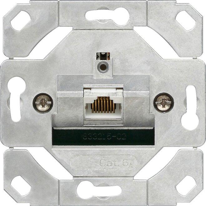 Netzwerkdose 1-fach Kat.6A IEEE 802.3an Einsatz