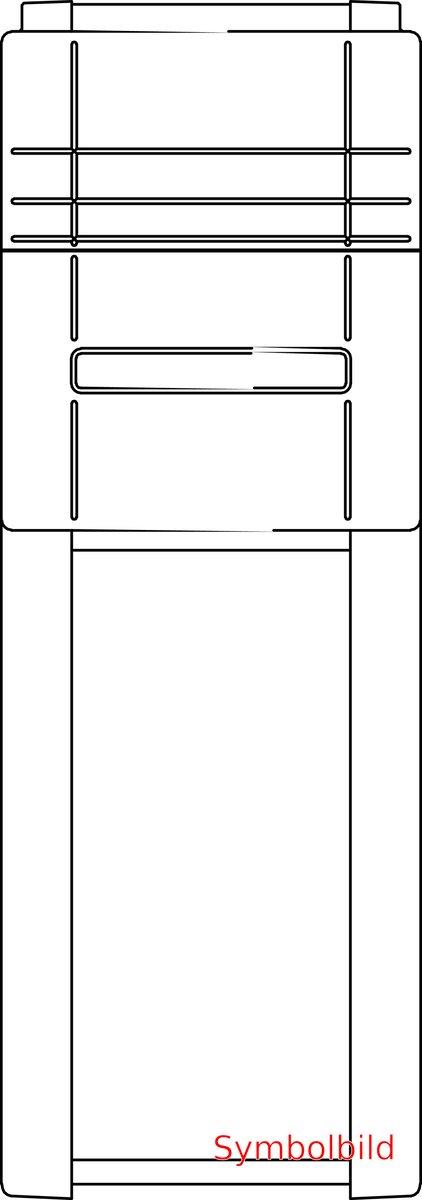 Kunststoffsockel steckbar 1200 mm