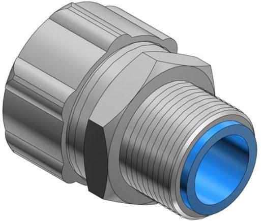 Verschraubung Metall gerade für Nenngröße 3/4" - Gewinde PG21