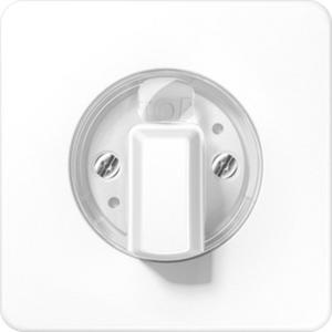 Abdeckung für Drehschalter Serie CD alpinweiß