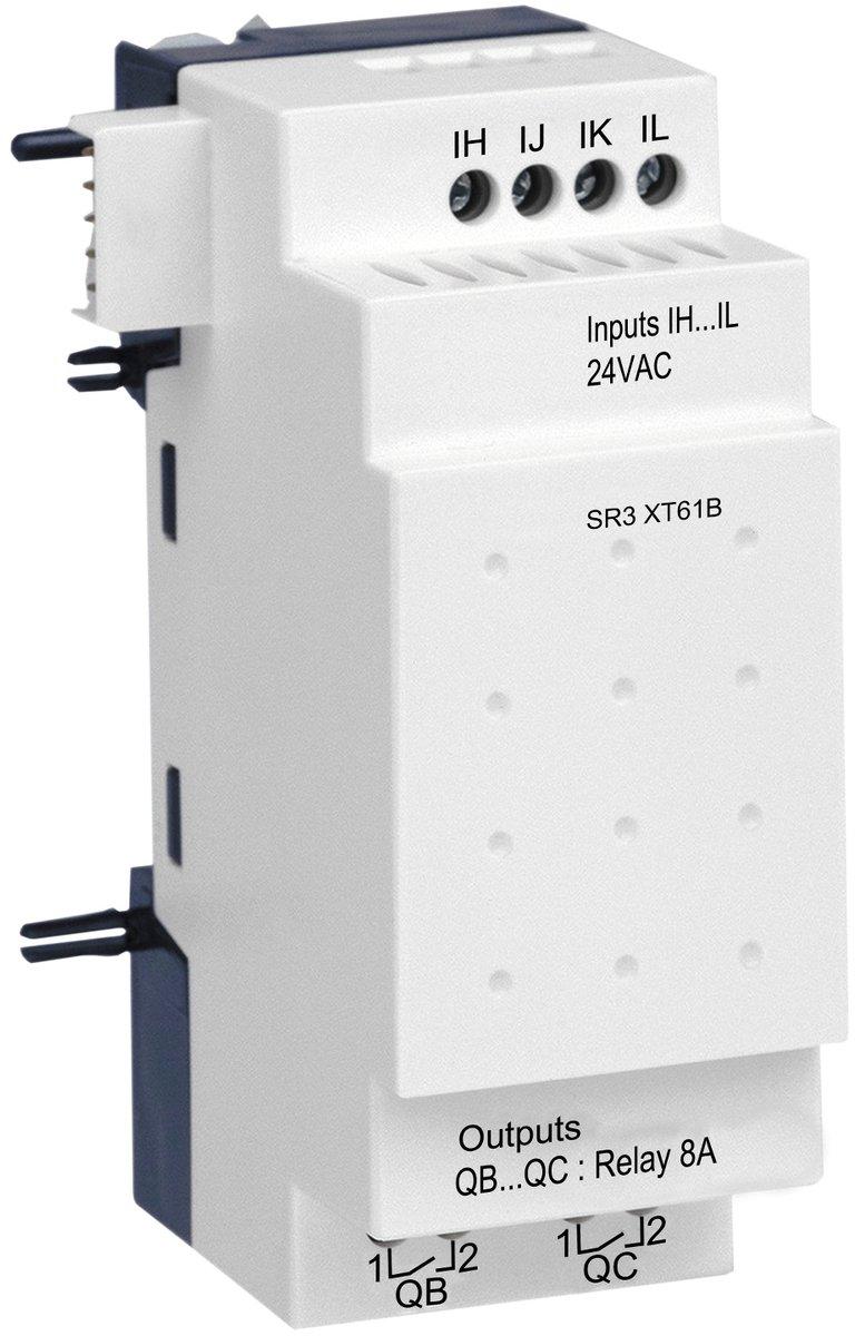Dig. E/A-Erweiterungsmodul 6 E/A 24 V AC für Zelio Logic