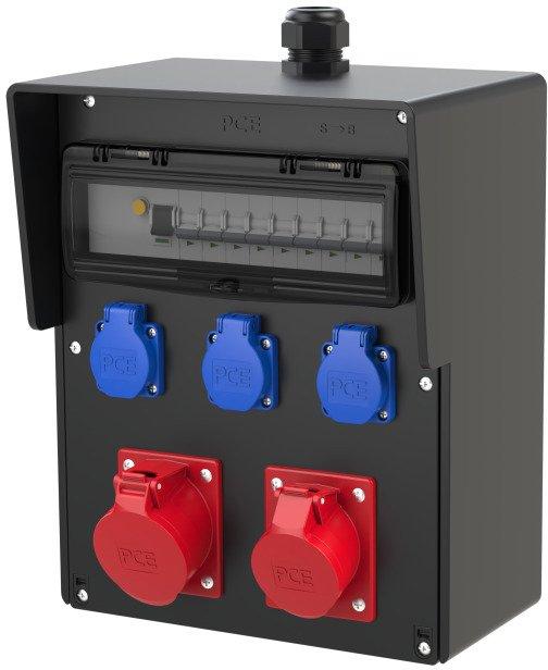 Vollgummi-Wandverteiler Salzburg BV 32/5 16/5 3xSSD M32o HKL MöP