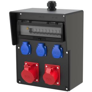 Vollgummi-Wandverteiler Salzburg BV 32/5 16/5 3xSSD M32o HKL MöP