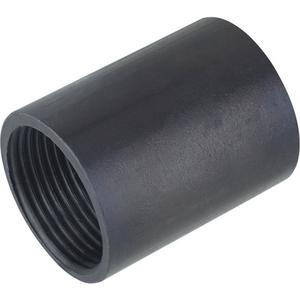 Gewindemuffe Stahlrohr 40 mm brüniert schwarz