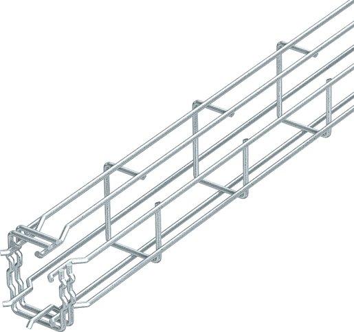 Gitterrinne Magic G-Form Stahl galvanisch verzinkt 50x50 mm