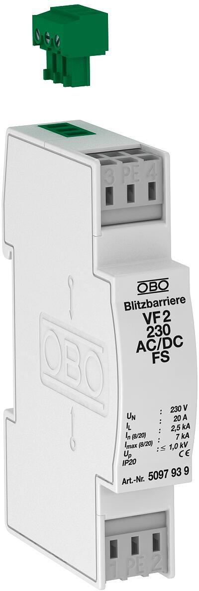 Blitzbarriere mit Fernsignalisierung 230V AC