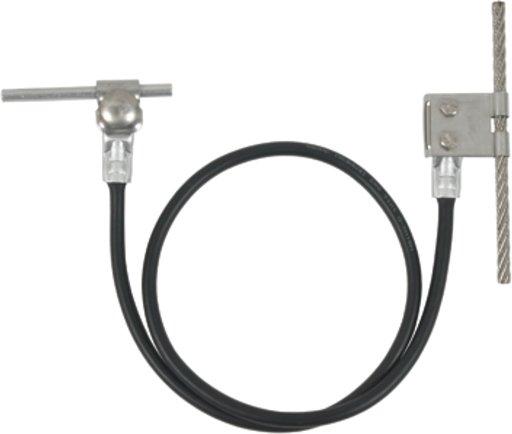 Anschlussset Seilanlagen 16mm² L1000mm Cu +Lasche D 8mm NIRO Rd 6-10mm