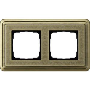 2-fach Abdeckrahmen für ClassiX Art Bronze
