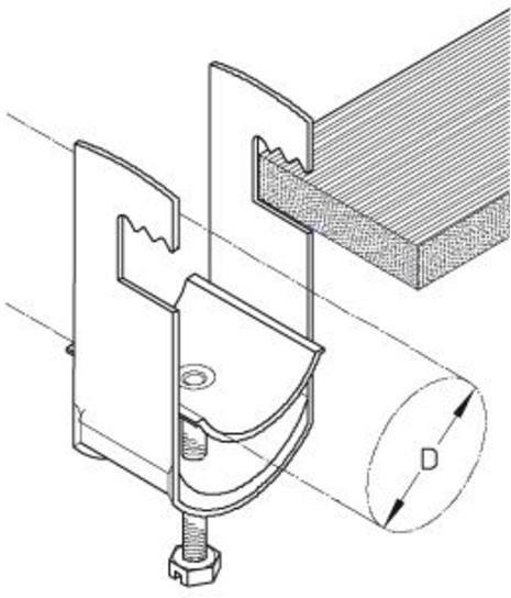 Kabelschelle K 32 U für Durchmesser 28-32 mm