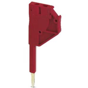 Prüfadapter rot Breite/Rastermaß 4,2 mm