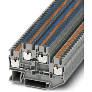 Doppelstockklemme grau Querschnitt 0,14 mm² - 4 mm²