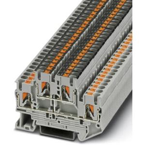 Doppelstockklemme grau Querschnitt 0,14 mm² - 4 mm²