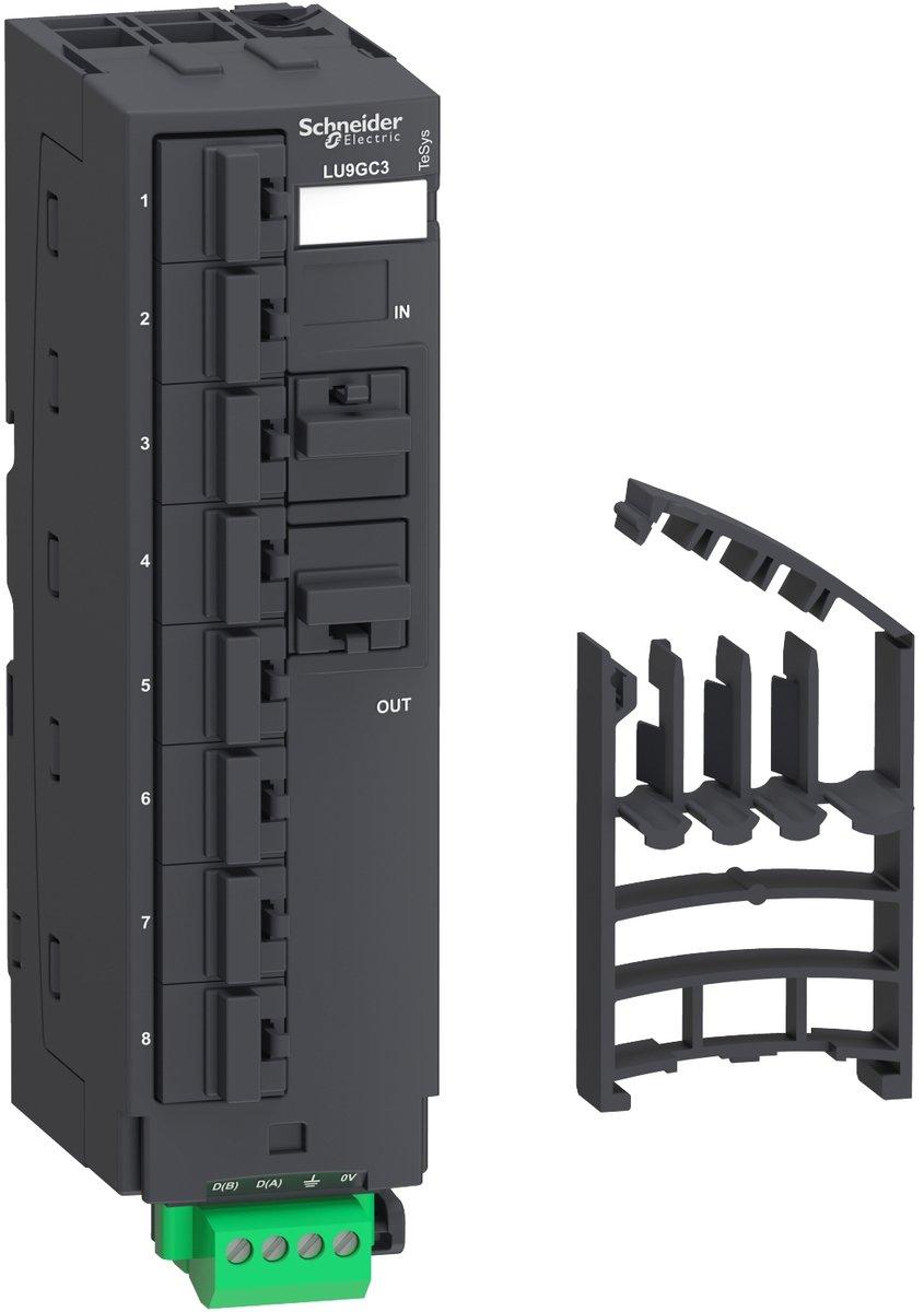 Modbus-Verteilermodul 10 RJ45 und 1 Schraubklemmleiste
