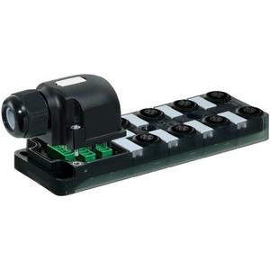 Exact12 8x M12 mit 5-poliger steckbaren Haube SK PNP-LED