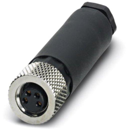 Sensor-/Aktor-Buchse gerade 4-polig Schraubanschluss M8 A-kodiert