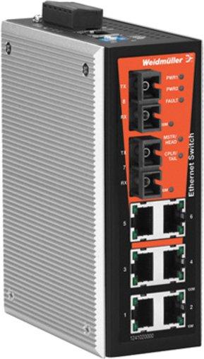 Netzwerk Switch managed Fast Ethernet Anzahl Ports: 6x RJ45 2 * SC