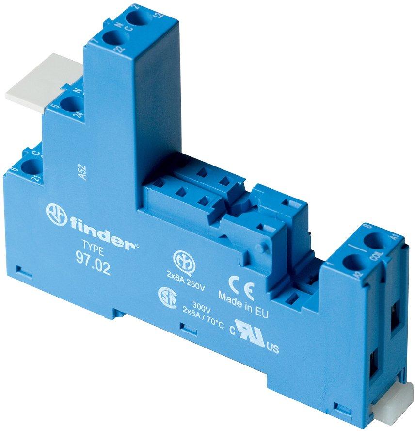Relaisfassung Schraubklemmen für 46.52 blau Serie 97