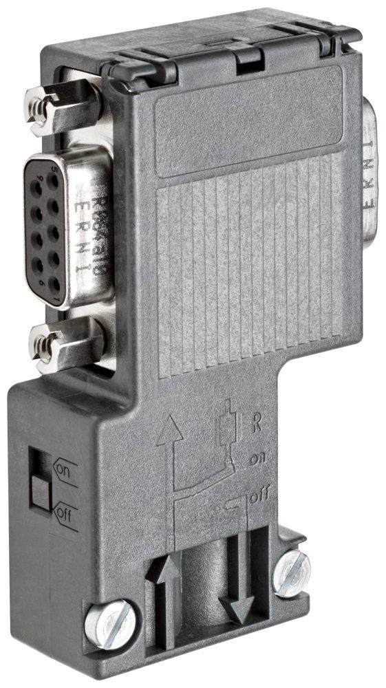 PROFIBUS Busanschlussstecker RS485 Schraube mit PG-Buchse 90°