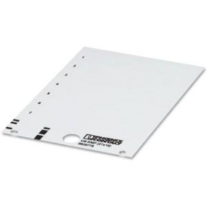 Einrastschildchen US-EMP (27X15) Silber