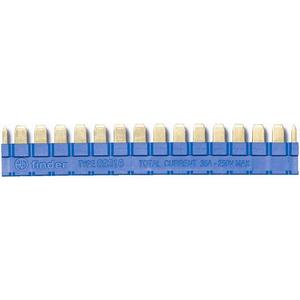 Kammbrücke max 36 A 16-polig blau Serie 93