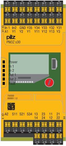 Sicherheitsrelais PNOZ s30 Drehzahlwächter