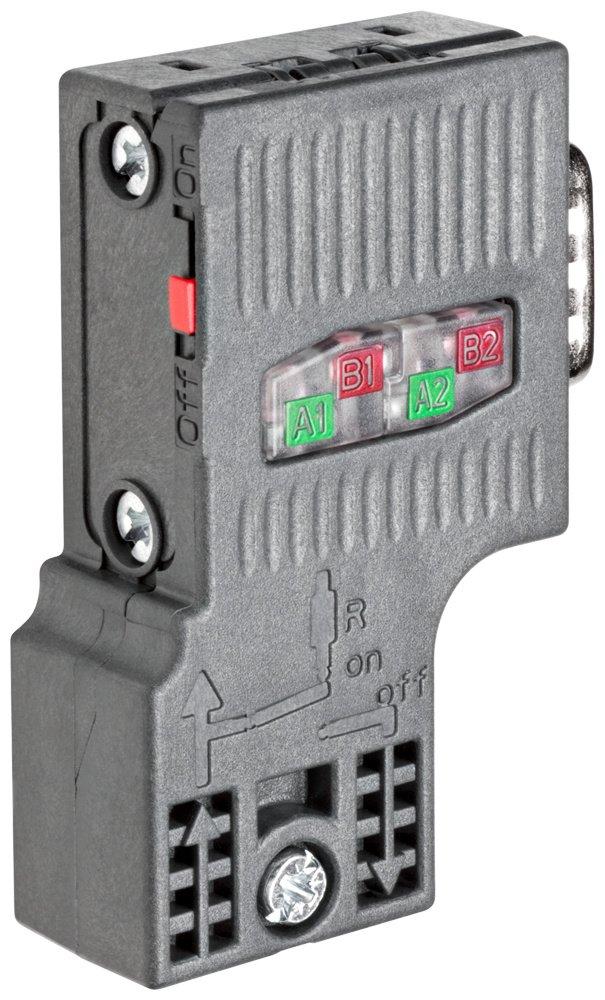 PROFIBUS Busanschlussstecker 90° RS485 - Fast Connect ohne PG-Buchse