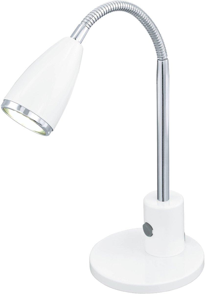 FOX Tischleuchte 1xGU10 3W LED weiß/chrom inkl.LM