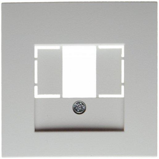 Zentralstück mit TAE-Ausschnitt S .1/B.3/B.7 polarweiß matt