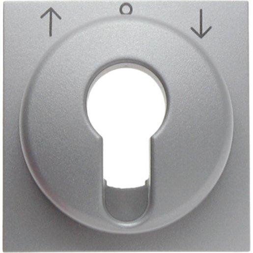 Zentralstück für Jalousie-Schlüsselschalter/-taster B.7 Alu matt